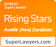 Super Lawyers Rising Stars - Avetik (Avo) Zorabian